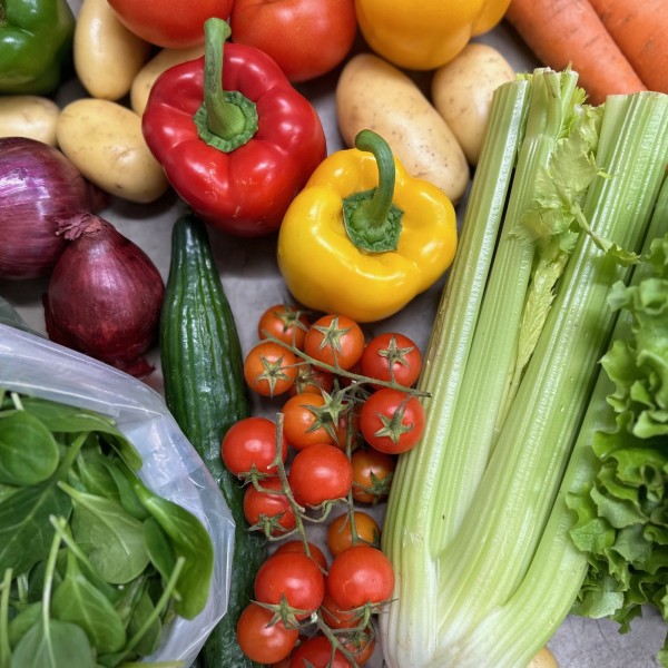 Vegetables, Salad and Fruit